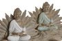 DKD Home Decor Figura de Buda Tronco en Resina Surtida