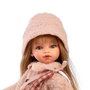 Muñecas Antonio Juan Muñeca Emily Cosmopolitan 25308 Fashion 33 cm, Cabello Rubio, Outfit Urbano Rosa, Bolsa de Cuadros, Idioma Español, Juguete +3 años