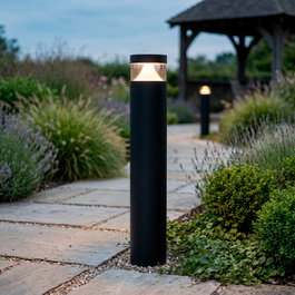 GreenIce Baliza LED Exterior 60cm 9W Chip Osram 2700K Negro