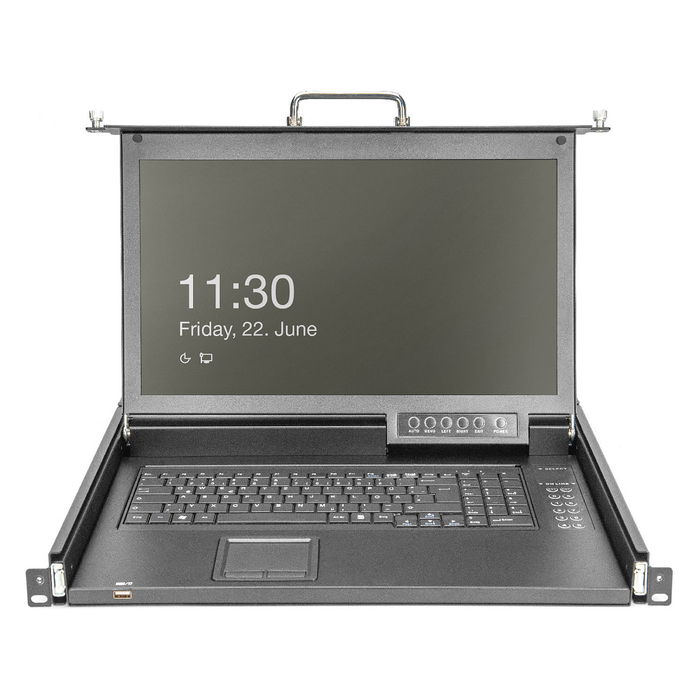 Digitus Consola Modular 17"HD LCD, 1-Port VGA KVM US