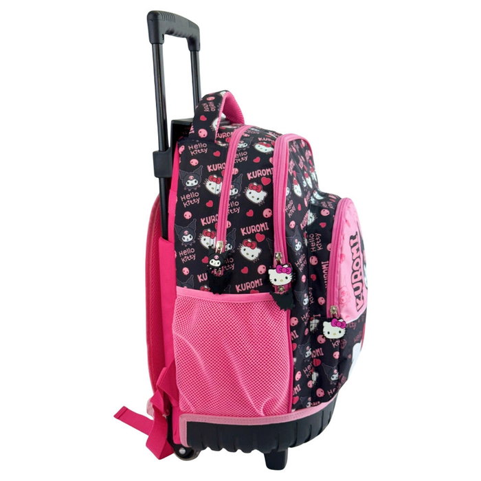 MANENTI Trolley Kuromi & Hello Kitty 44cm