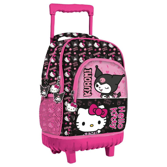 MANENTI Trolley Kuromi & Hello Kitty 44cm MANENTI Trolley Kuromi & Hello Kitty 44cm