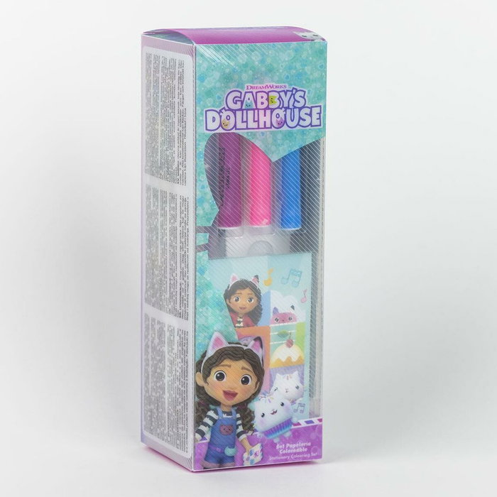 Cerdá Set de Papelería Coloreable Gabby's Dollhouse Rosa Cerdá Set de Papelería Coloreable Gabby's Dollhouse Rosa