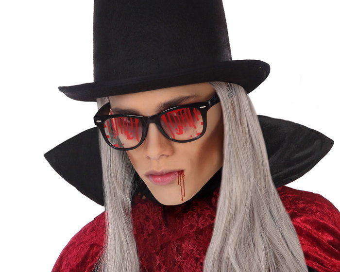 Disfraz Gafas Con Cristales Manchados De Sangre Para Vampiro - Accesorio Halloween Para Adultos Disfraz Gafas Con Cristales Manchados De Sangre Para Vampiro - Accesorio Halloween Para Adultos