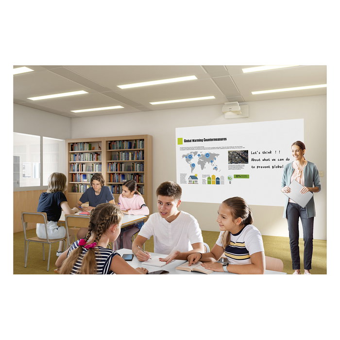 Epson EB-770F Proyector Láser 4100 Lúmenes Full HD 1080p (1920x1080), Relación 16:9, Conexiones HDMI, VGA, USB, Wi-Fi, Blanco