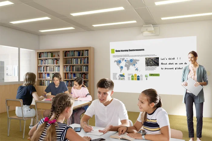 Epson EB-770F Proyector 3LCD Láser 4100 Lúmenes ANSI 1080p Full HD (1920x1080) - Relación de Contraste 2,500,000:1 - Objetivo Distancia Ultracorta - Ethernet y Wi-Fi Epson EB-770F Proyector 3LCD Láser 4100 Lúmenes ANSI 1080p Full HD (1920x1080) - Relación de Contraste 2,500,000:1 - Objetivo Distancia Ultracorta - Ethernet y Wi-Fi