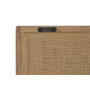DKD Home Decor Set de 2 Cuadros de Yute y Acacia con Relieve 60x90 cm