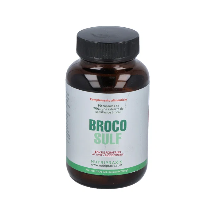 Nutripraxis Brocosulf 90Cap. Suplemento Alimenticio con 5% Sulforafano Biodisponible y Activo