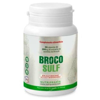 Nutripraxis Brocosulf 90Cap. Suplemento Alimenticio con 5% Sulforafano Biodisponible y Activo