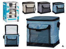 Leknes Nevera 4L Bolsillo Exterior Surtidos Pastel 19x3.5x19cm (Set de 12)