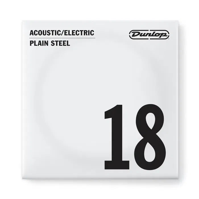 Dunlop Cuerda Individual Plana 018 Set de 12 (Set de 12) Dunlop Cuerda Individual Plana 018 Set de 12 (Set de 12)