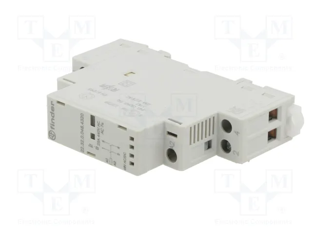 FINDER Contactor de Instalación Modular 2-polar 25A 48VAC/48VDC