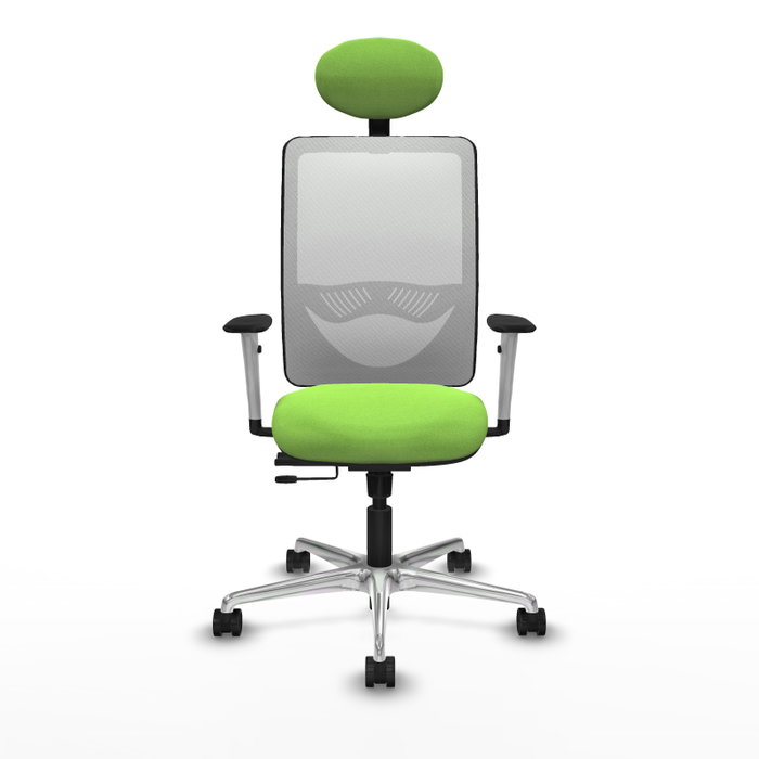 PIQUERAS Y CRESPO Silla de oficina Zulema con Mecanismo Sincro/Traslack Pistacho y Blanco PIQUERAS Y CRESPO Silla de oficina Zulema con Mecanismo Sincro/Traslack Pistacho y Blanco