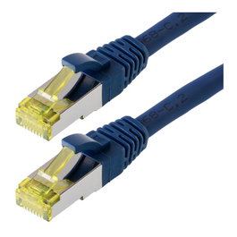 Helos Cable de red Cat6a S/FTP 7,5m Azul