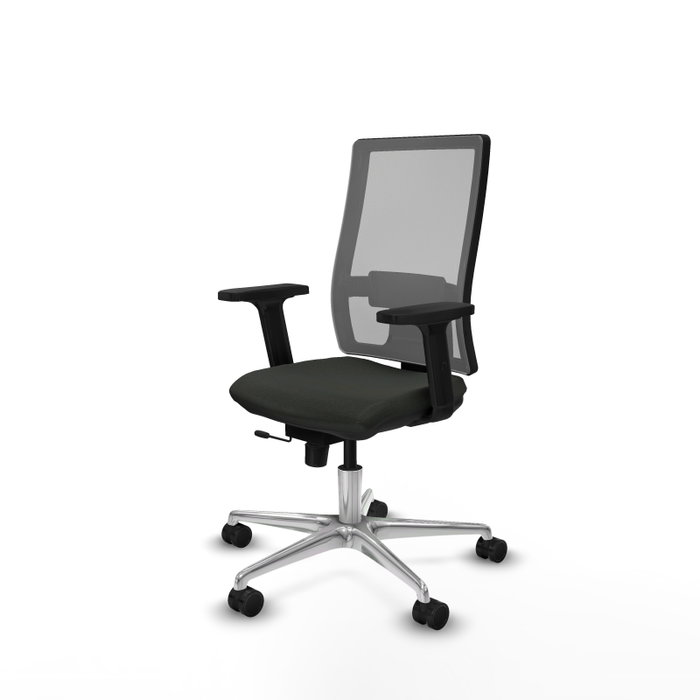 PIQUERAS Y CRESPO Silla de oficina Horna con mecanismo Sincro/Traslack, Negro/Gris PIQUERAS Y CRESPO Silla de oficina Horna con mecanismo Sincro/Traslack, Negro/Gris