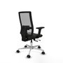 PIQUERAS Y CRESPO Silla de oficina Horna con mecanismo Sincro/Traslack, Negro/Gris
