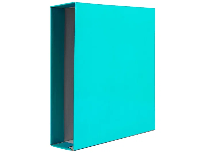 Liderpapel Archivador de Cartón Folio Verde Claro Lomo 75 mm