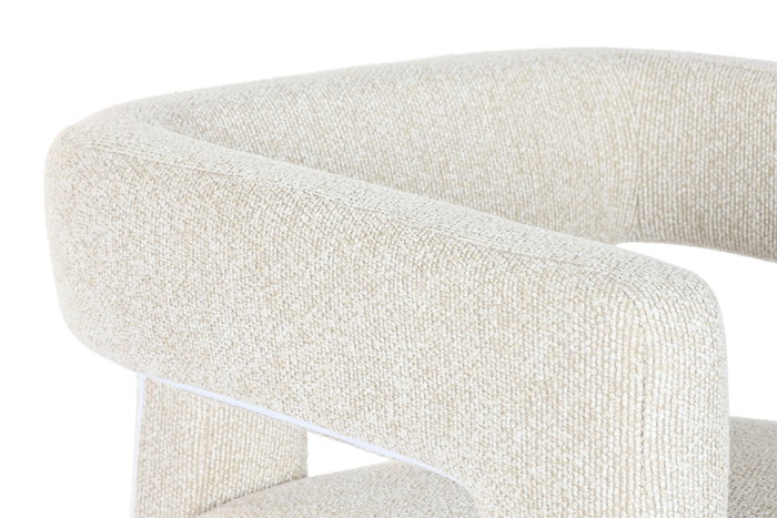 DKD Home Decor Butaca Scandi Blanco 61.5 x 67.5 x 67 cm