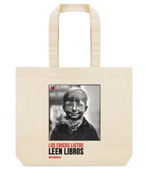 IMPEDIMENTA Bolsa de tela Los chicos listos leen libros