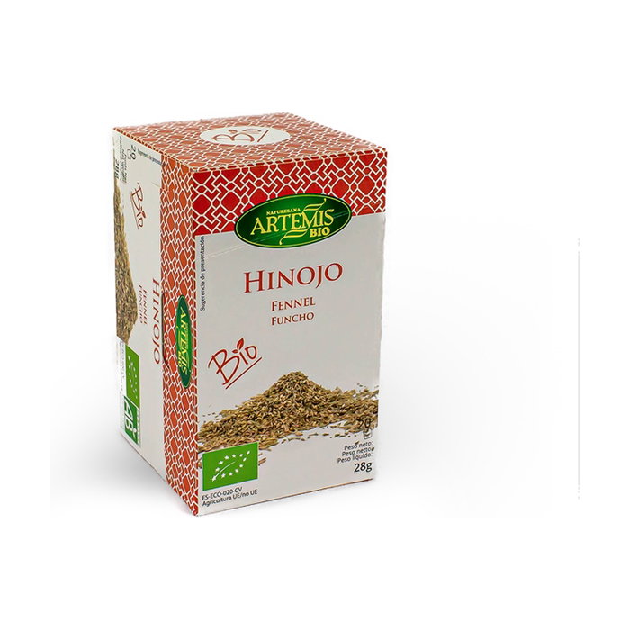 ARTEMIS BIO Hinojo Eco 20 bolsitas infusoras de infusión orgánica