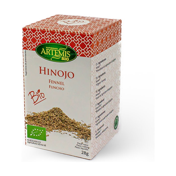 ARTEMIS BIO Hinojo Eco 20 bolsitas infusoras de infusión orgánica