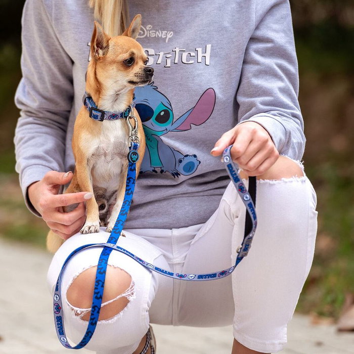 Cerdá Collar Premium Para Perros Stitch Talla M/L Dark Blue Cerdá Collar Premium Para Perros Stitch Talla M/L Dark Blue
