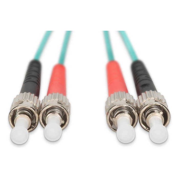 Digitus Cable de fibra óptica multimodo OM3 ST a ST de 1 m