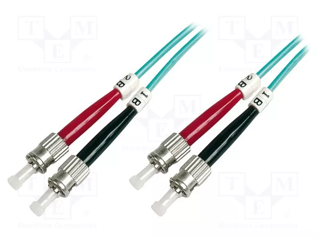 Digitus Cable de conexión de fibra óptica Multimodo OM3 ST a ST de 1 m Digitus Cable de conexión de fibra óptica Multimodo OM3 ST a ST de 1 m