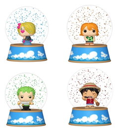 Funko One Piece Mystery Minis Minifiguras Glitter Globes PDQ (12 unidades)
