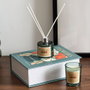 Home Deco Factory Caja-Libro Vela y Difusor 2 P.