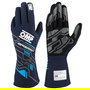 Omp Guantes Deportivos Fia 8856-2018 My2025 Navy Azul - Cyan Talla L OMPIB0-0777-B01-244-L
