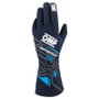 OMP Guantes Sport FIA 8856-2018 My2025 Azul Marino/Cian Talla L