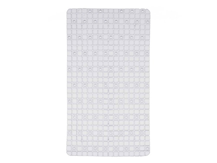 Berilo Alfombra Baño Antideslizante Cuadros Transparente PVC 60 x 38 x 60 cm (Set de 6)