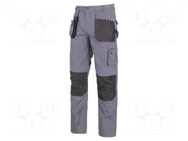 LAHTI PRO Pantalones de trabajo XL gris-negro