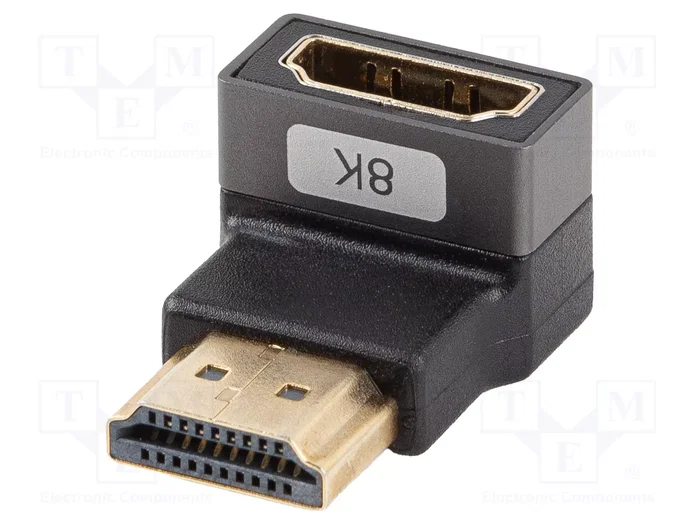 Lanberg AD-HDMI-07 Adaptador HDMI 8K Macho a Hembra Angular Lanberg AD-HDMI-07 Adaptador HDMI 8K Macho a Hembra Angular