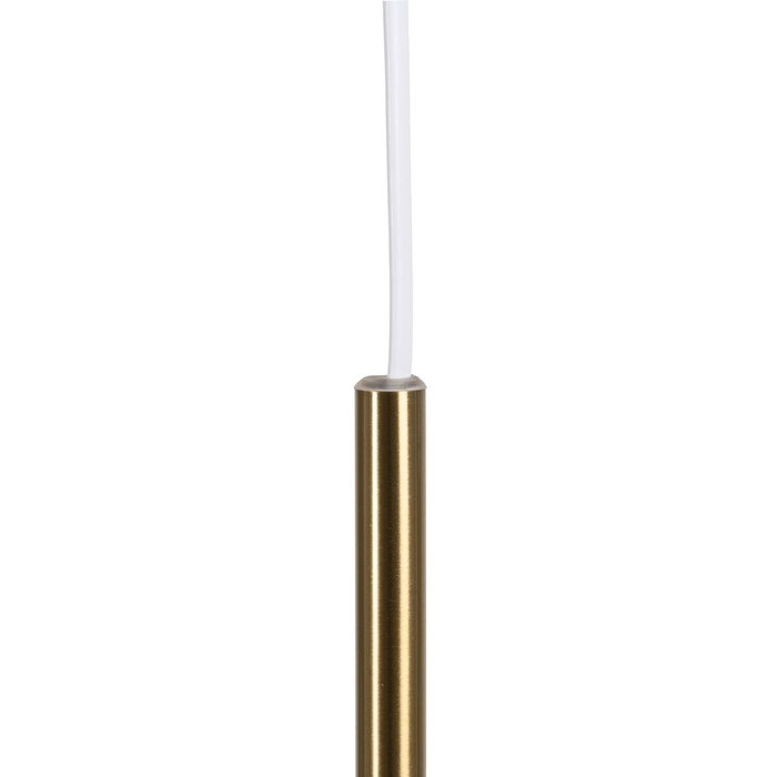 Ixia Lámpara de Techo Blanco-Oro de Cristal y Metal Ixia Lámpara de Techo Blanco-Oro de Cristal y Metal