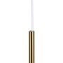Ixia Lámpara de Techo Blanco-Oro de Cristal y Metal