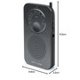 Muse Radio M-01 RS Analógica Personal FM/MW, 3,5 mm, Gris, Giratorio