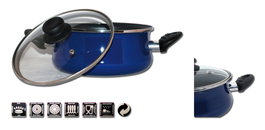 MAGEFESA Serie Danubio Cacerola con Tapa 24 cm