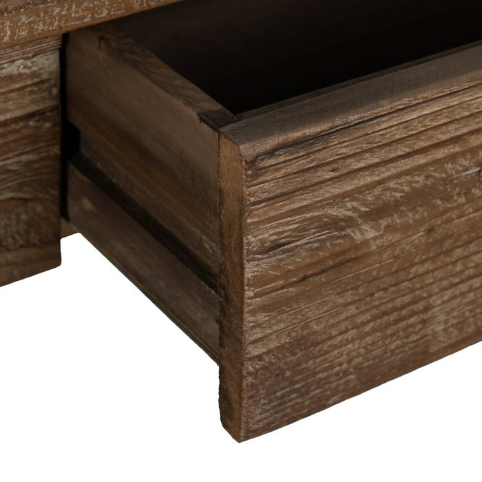 Ixia Consola Natural de Madera 90 x 34,50 x 81 cm