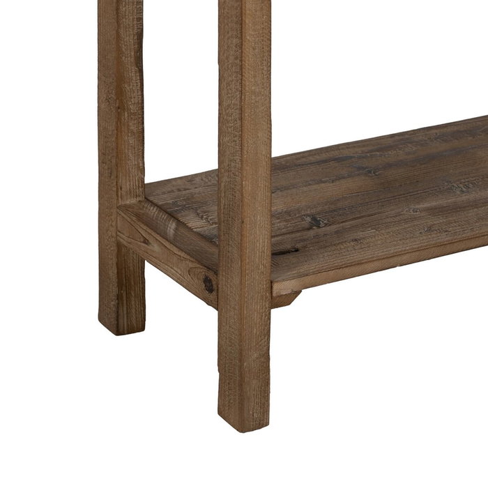 Ixia Consola Natural de Madera 90 x 34,50 x 81 cm