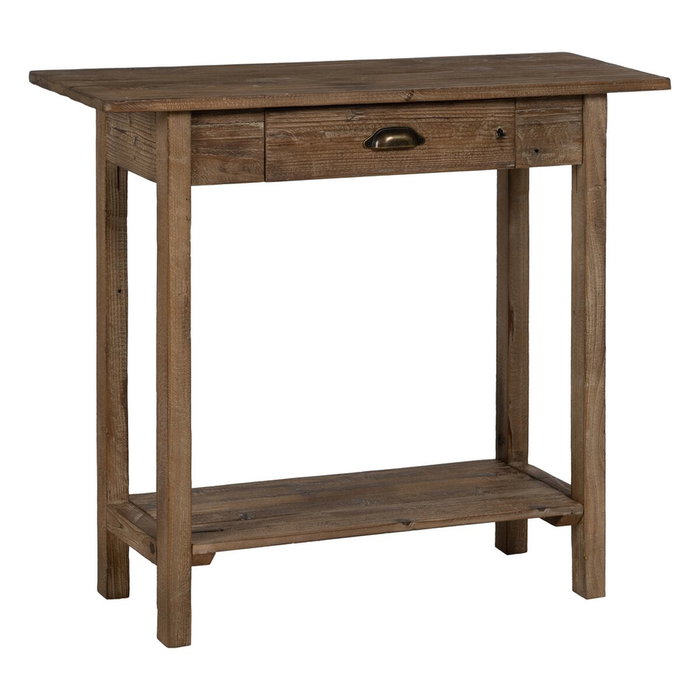 Ixia Consola Natural de Madera 90 x 34,50 x 81 cm