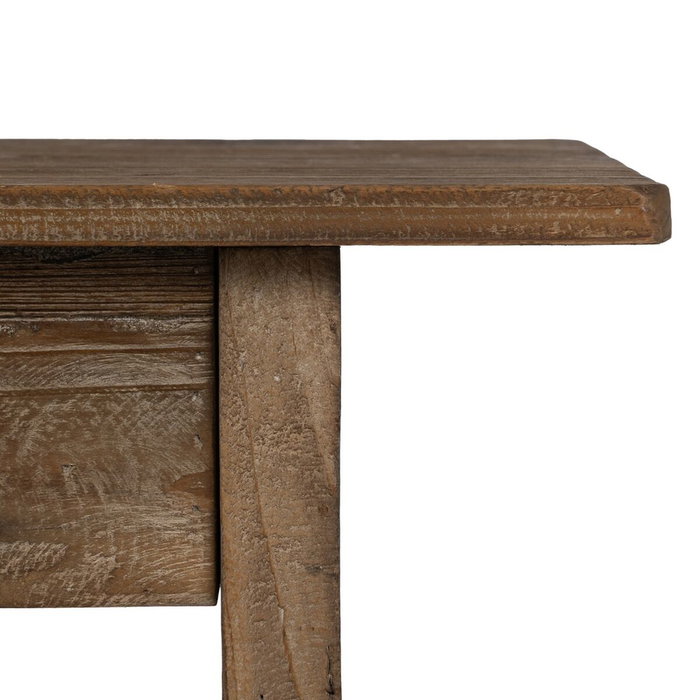 Ixia Consola Natural de Madera 90 x 34,50 x 81 cm