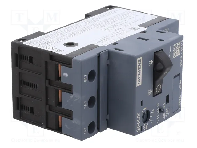 SIEMENS 3RV1011-0KA10 Interruptor motorizado 0,37kW 220-690VAC