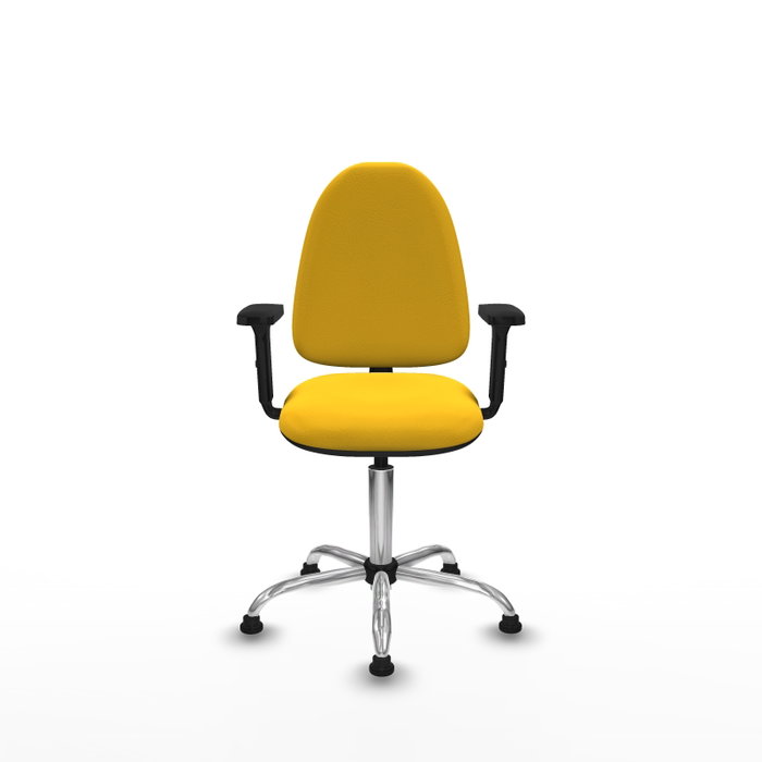 PIQUERAS Y CRESPO Silla de oficina Aýna Amarilla con Brazos 2D PIQUERAS Y CRESPO Silla de oficina Aýna Amarilla con Brazos 2D