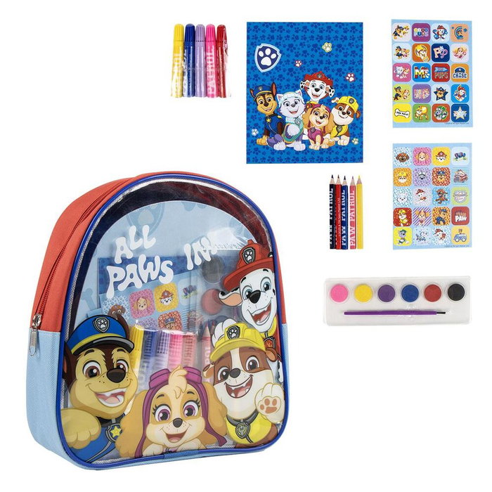 Patrulla Canina Paw Patrol Set Papelería Mochila 22x23x7cm