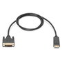 Digitus Cable adaptador DisplayPort a DVI-D (24+1) M/M, 2m, Negro