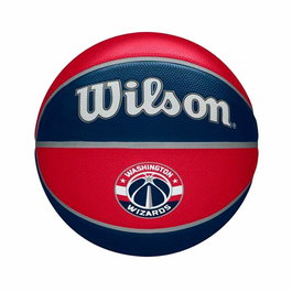 Balón de Baloncesto Wilson Nba Team Tribute Was Wizards Azul Caucho (Talla 7)