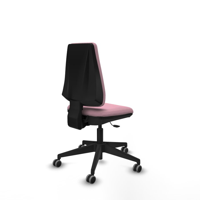PIQUERAS Y CRESPO Silla de oficina Elche Rosa sin brazos