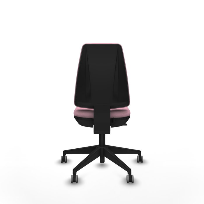 PIQUERAS Y CRESPO Silla de oficina Elche Rosa sin brazos